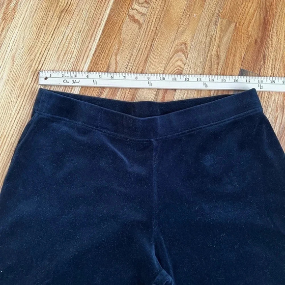 Black velvet leggings - Picture 2 of 5